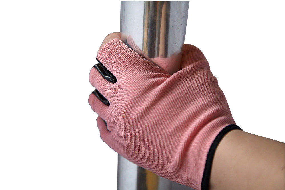 Pink Pole Dancing Gloves